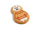 Polar Bear Gingerbread Biscuit