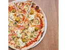 Ham, Mushroom & Mascarpone Pizza