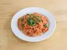 Pasta Saltado with Salmon