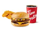 Tims® Double Cheeseburger Meal