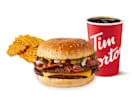 Tims® Bacon Double Cheeseburger Meal