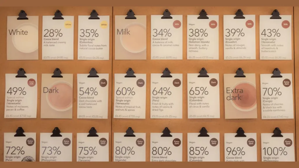 Hot Chocolate Selections Knoops Menu