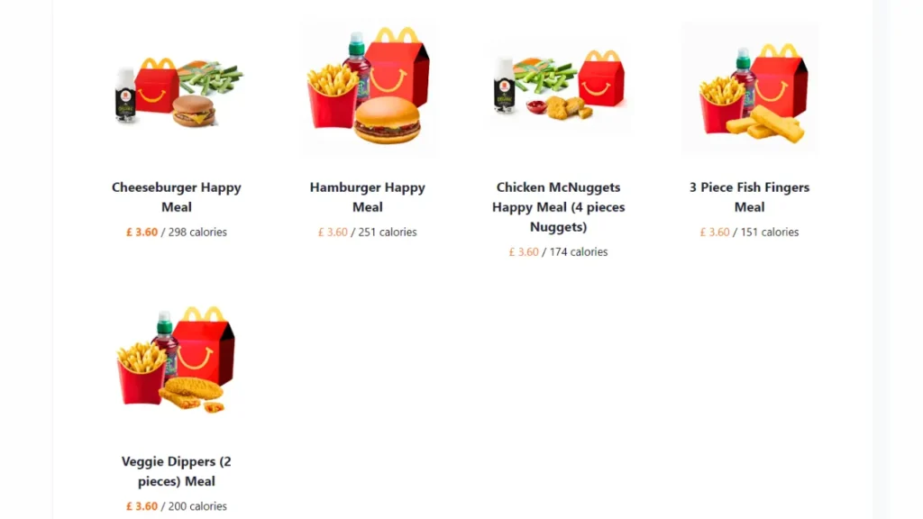 Inside a Happy Meal