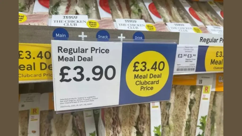 Standard Meal Deal How Much Is a Tesco Meal Deal