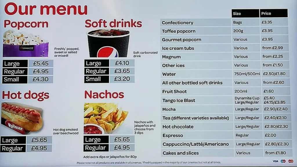 Vue Food Prices Today