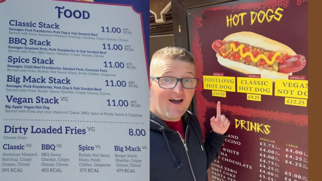 Drink Prices and Refill Tips Alton Towers Food Menu Prices