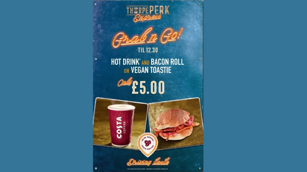 Thorpe Park Food Prices