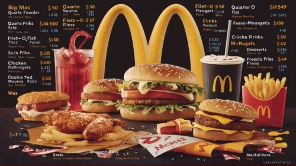 Popular Burgers McDonalds Menu UK
