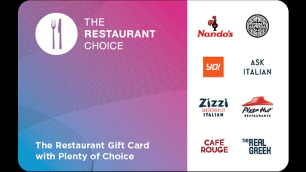 Types of Cards The Restaurant Card