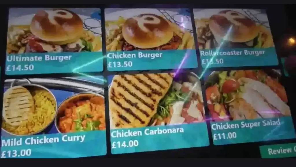 Special Offers and Combos Rollercoaster Restaurant Menu Price