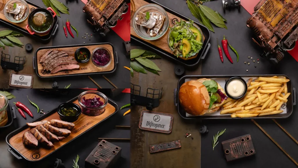 Výtopna Railway Restaurant Menu