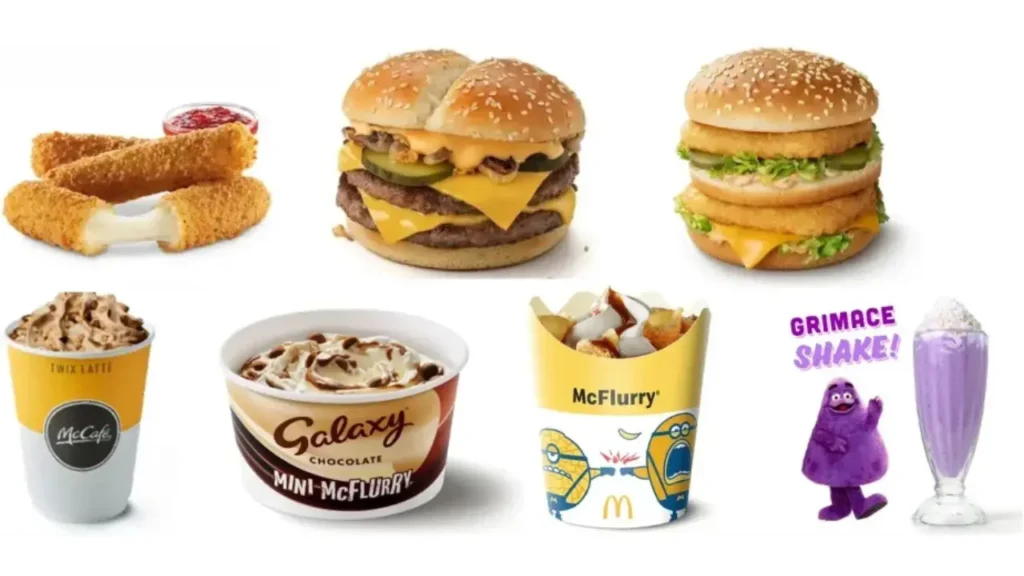 Desserts and Drinks McDonald's New Menu