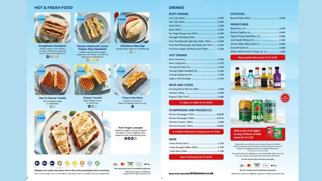 Drinks and Beverages TUI Flights