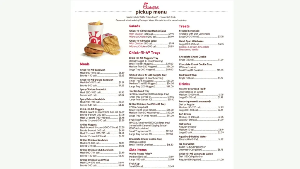 Popular Sides Chick Fil A Belfast Menu Price
