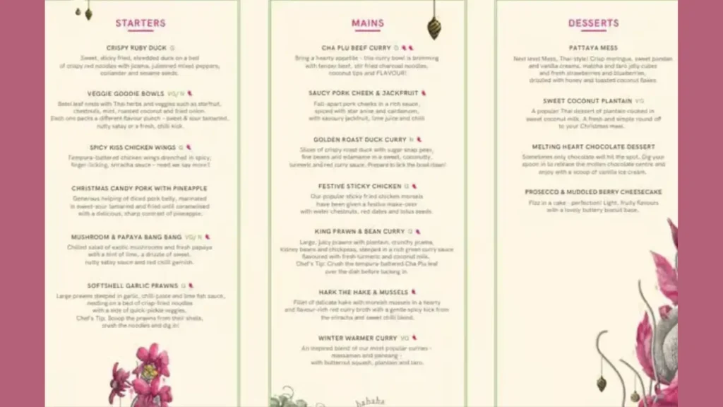 Desserts Giggling Squid Menu