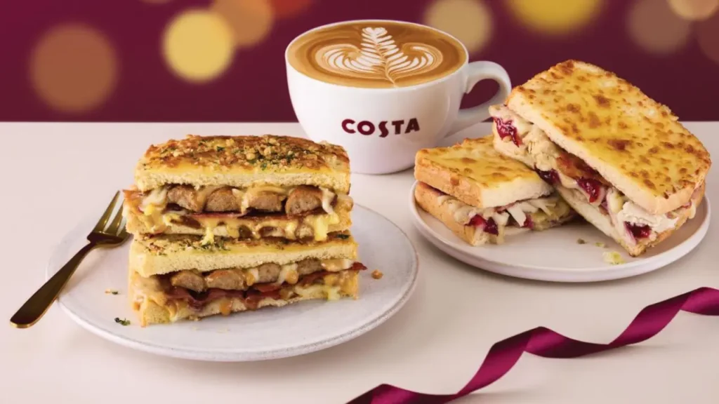 Festive Hot Drinks Costa Coffee Christmas Menu 2025