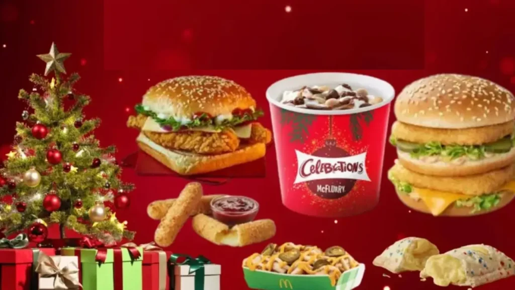 Holiday Desserts McDonald's Christmas Menu 2025