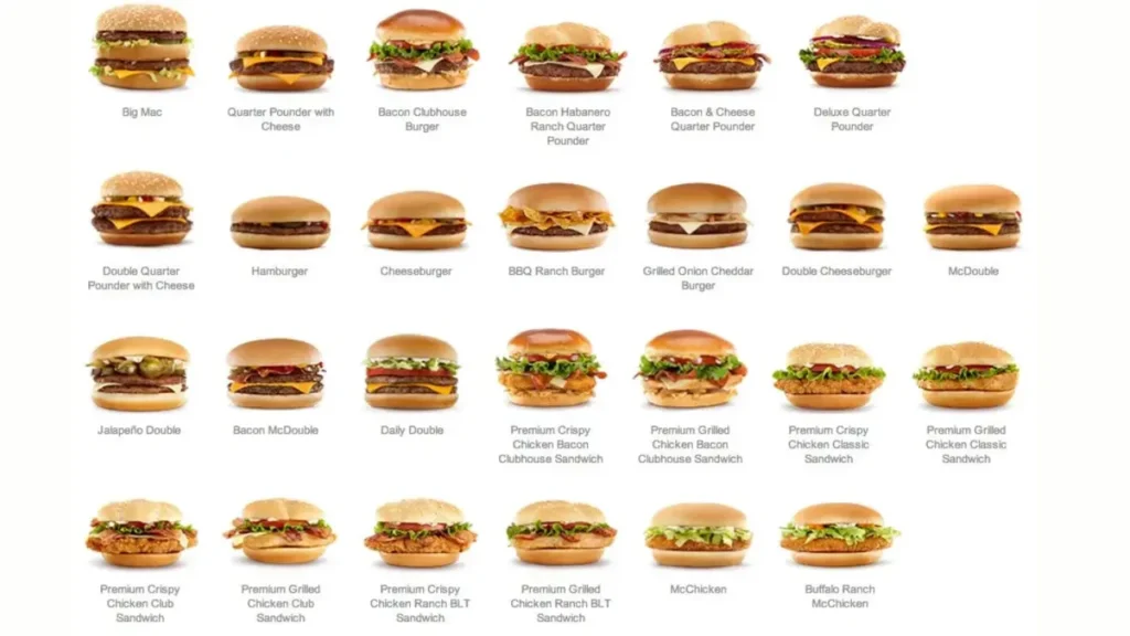 New Burgers New McDonald’s Menu UK