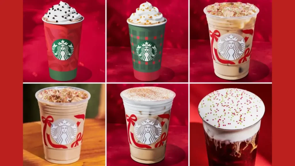 Returning Favorites Starbucks Christmas Menu 2025