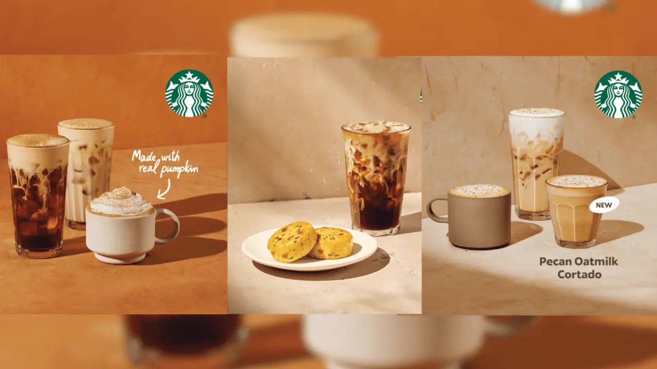 Starbucks Autumn Menu 2025 UK