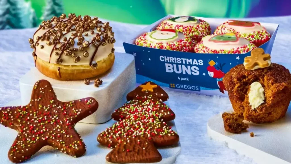 Sweet Treats Greggs Christmas Menu 2025