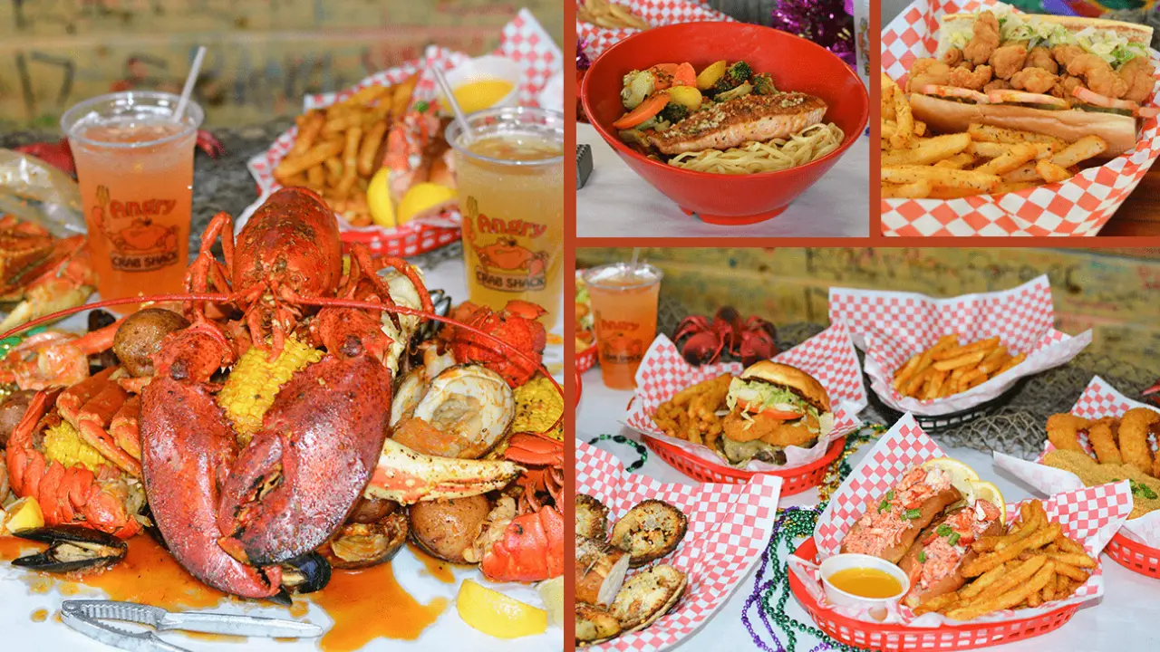 Angry Crab Shack Menu