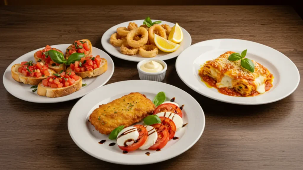 Delicious Starters Ave Mario Menu