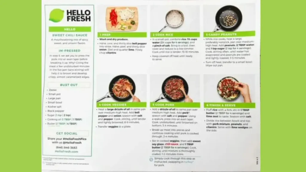 Types of Meals HelloFresh Menu