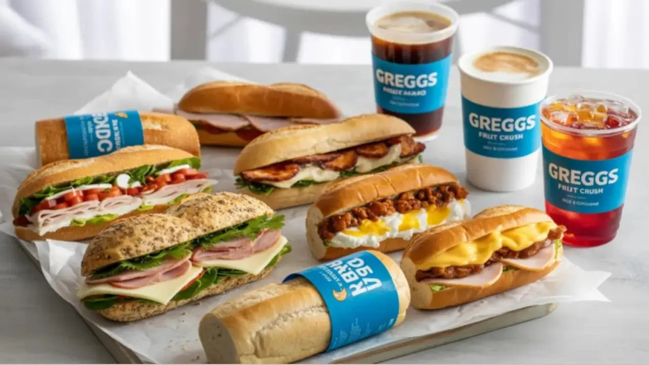 greggs chicken burger menu