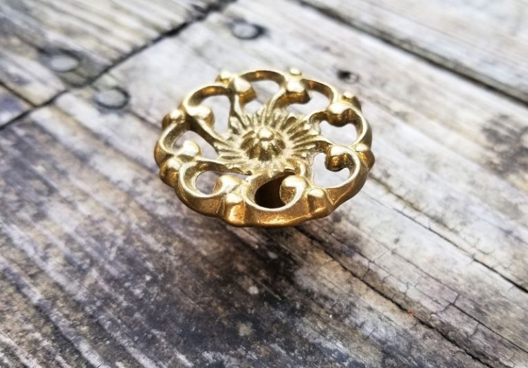 Brass Drawer Knobs Classic Charm for Timeless Furniture
